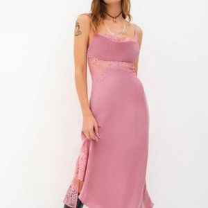 Soft Pink Midi Dress